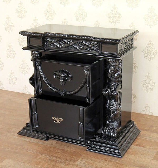 DAZE Hand Carved Gothic Nightstand