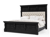 Sasha Hand Carved Solid Wooden Tufted 5-pc Bedroom Set