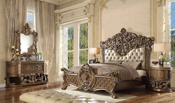 Royal Burton Hand Carved Teak Wood Bed