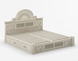 Omaha Solid Wooden Bed Frame with Storage Drawers or 3pc set