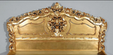 Royal Gold Leaf Hand Carved  Bed