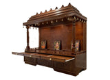 Shraddha Hand Carved Indian Solid Wood Indoor Temple / Mandir