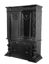 Daze Hand Carved Gothic Wardrobe Armoire