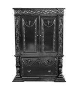 Daze Hand Carved Gothic Wardrobe Armoire