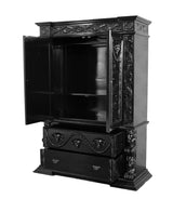 Daze Hand Carved Gothic Wardrobe Armoire