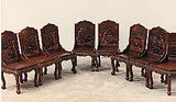 Zwina Hand Carved 8 Seater Dining table