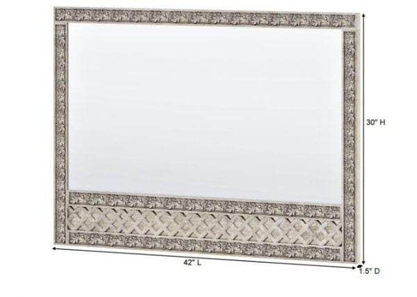 Juffair Hand Carved Wooden Mirror Frame