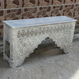 Mehrab Style Carved Hall Table