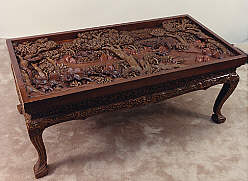 Zwina Hand Carved 8 Seater Dining table