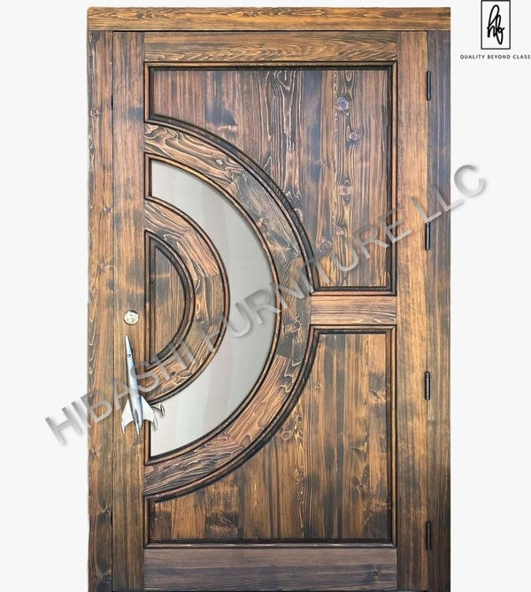 KRYSTALA Crescent Moon Window & Rocket Handle Door