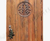 BANAWE Hand Carved Oak Leaf Door