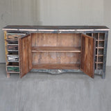 Rustica Multicolored Wooden Sideboard