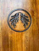 BANAWE Hand Carved Oak Leaf Door