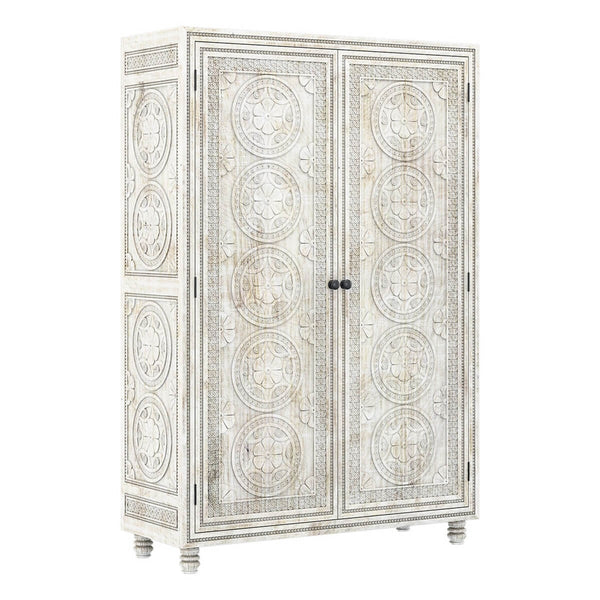 KHALIFA Hand carved Wardrobe Armoire