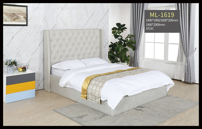 HF1619 Upholstered Bed Frame