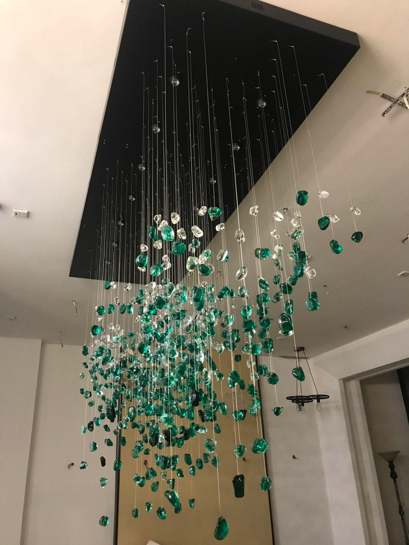 Rain drop Ambiance Led chandelier