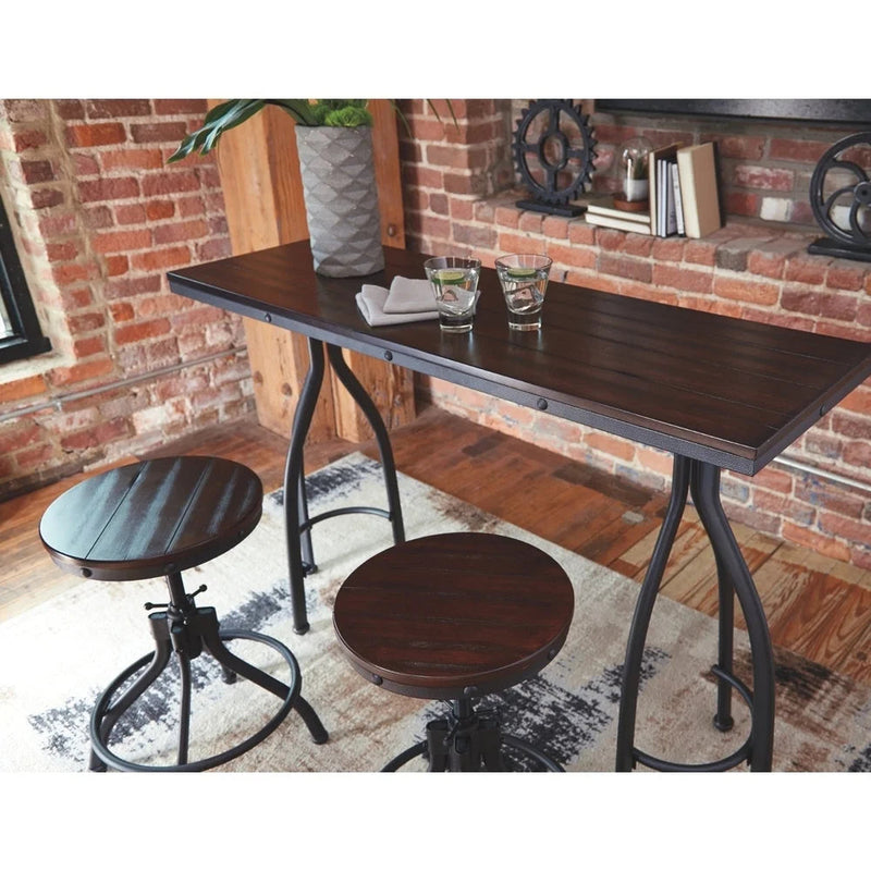 BANI Counter Height 3-piece Table and Bar Stool Set