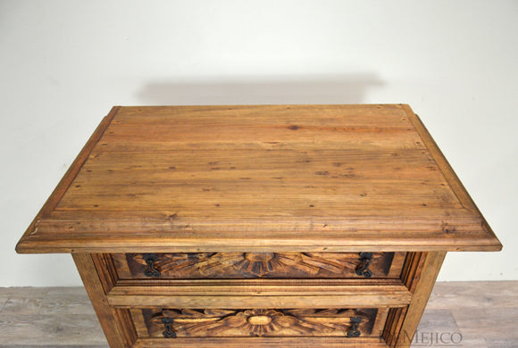 Conchita Hand Carved 4 Drawer Dresser