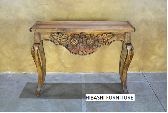 Consola Hand Carved Portofino Sunflower Hall Table