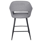 KALAW Dark Grey Upolstered Counter Stool