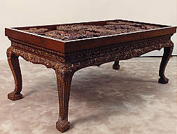 Zwina Hand Carved 8 Seater Dining table