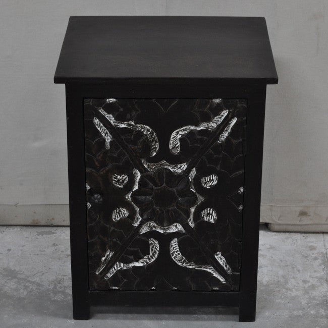 Hand Carved of Bedsides, solid wooden bedside table