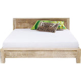 Vivid Sahara Contemporary Mango Wood Bed