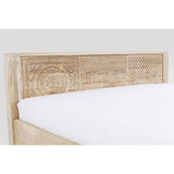 Vivid Sahara Contemporary Mango Wood Bed