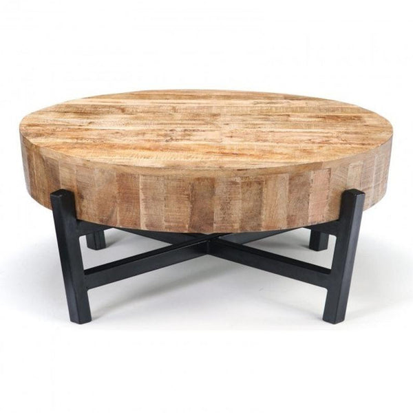 BARN Wood Metal Legs Coffee Table