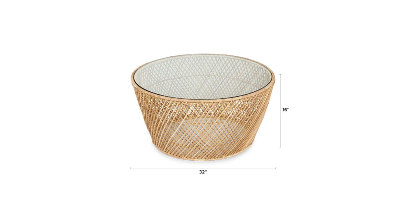 SUKI Rattan Coffee Table