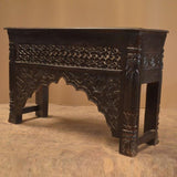 Mehrab Style Carved Hall Table