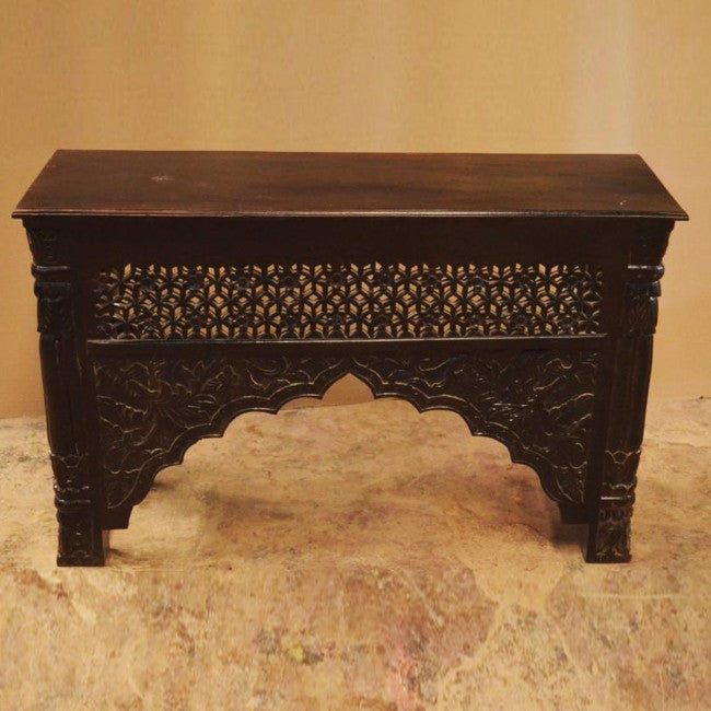 Mehrab Style Carved Hall Table