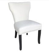 PAMANA Ivory Studded Back Dining Chair