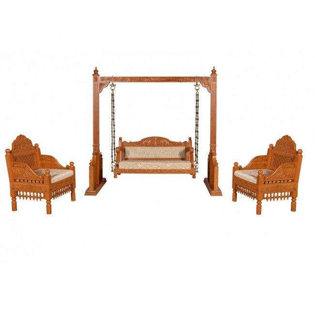 Hand Carved MUGHAL Design Swing