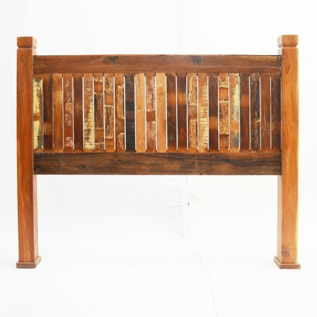 Nirvana Reclaimed Timber Wood King Bed Head headboard