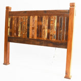 Nirvana Reclaimed Timber Wood King Bed Head headboard