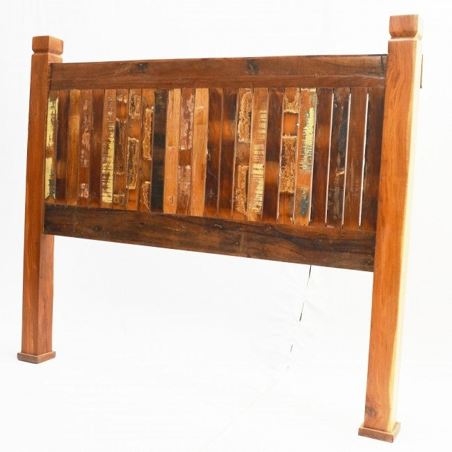 Nirvana Reclaimed Timber Wood King Bed Head headboard