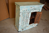 Jali Design Hand Carved Designer Small Sideboard, Table Cabinet, Hall Table, Storage Cabinet.