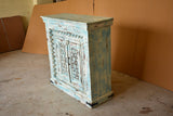 Jali Design Hand Carved Designer Small Sideboard, Table Cabinet, Hall Table, Storage Cabinet.