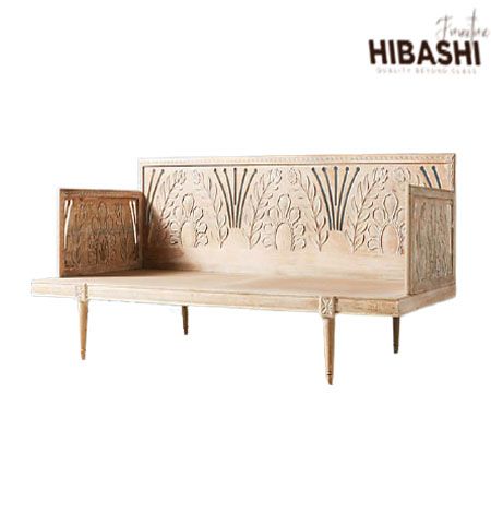 GANDA Hand Carved Daybed